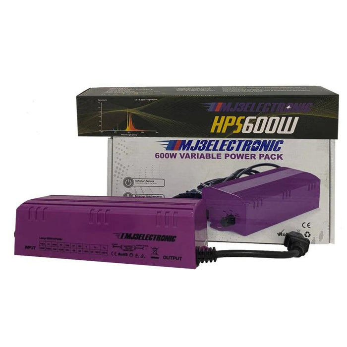MJ3 - HPS Lampe 1000W lila Elektrosatz